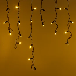 Фото #1 товара Светодиодная гирлянда ARD-EDGE-CLASSIC-2400x600-BLACK-88LED-PULSE Warm (230V, 6W) (Ardecoled, IP65)