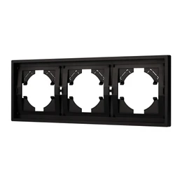 Фото #1 товара Рамка пластиковая FRM-TENDO-PL-3-BK (Arlight, -)