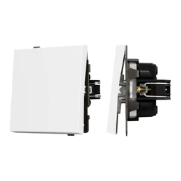 Фото #1 товара Механизм выключателя одноклавишный проходной SWT-TENDO-MKP1-PL-WH (230V, 10A) (Arlight, -)