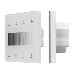 Фото #1 товара INTELLIGENT ARLIGHT Сенсорная панель SMART-DALI-301-11-4G-3SC-DT6 Белая (230V, встраиваемая, 2.4G) (IARL, IP20 Пластик, 5 лет)