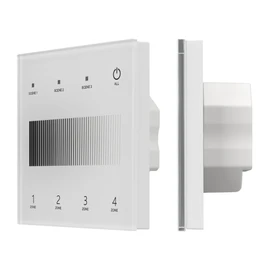 Фото #1 товара INTELLIGENT ARLIGHT Сенсорная панель SMART-DALI-301-11-4G-3SC-DT6 Белая (230V, встраиваемая, 2.4G) (IARL, IP20 Пластик, 5 лет)
