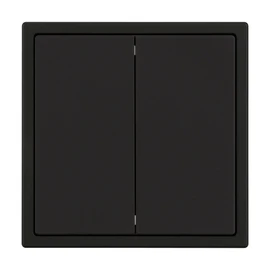 Фото #1 товара Механизм звонкового выключателя двухклавишный SWT-NOBE-MKR2-SFPL-BK (230V, 10A) (Arlight, Черный оникс)