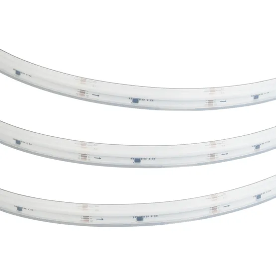 Фото товара Светодиодная лента герметичная DMX-COB-PS-X1008-21mm 24V RGB-PX126 (11 W/m, IP67, CSP, 5m) (Arlight, -)