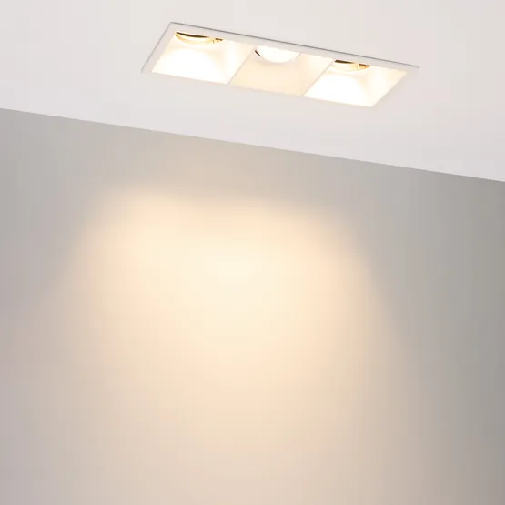 Фото #5 товара Светильник MS-FLOW-BUILT-S230x85-3x6W Warm3000 (WH, 15 deg, 230V) (Arlight, IP20 Металл, 5 лет)