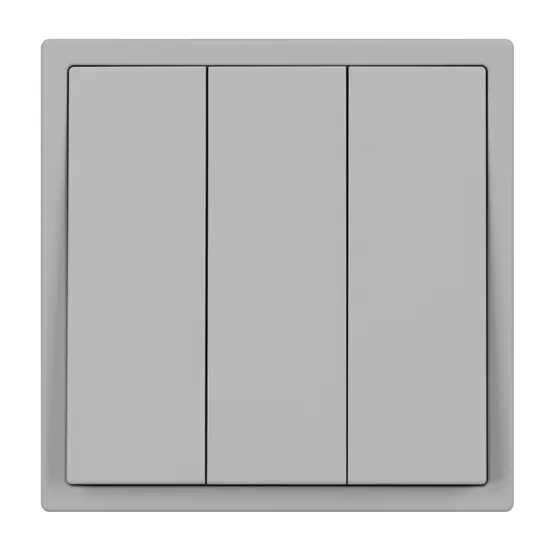 Фото #2 товара Механизм выключателя трехклавишный непроходной SWT-NOBE-MK03-SFPL-IS (230V, 10A) (Arlight, Никель)