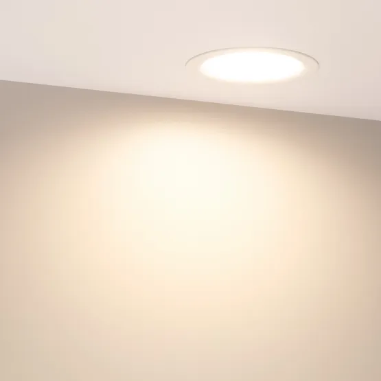 Фото #2 товара Светильник MS-BLIZZARD-BUILT-R102-8W Warm3000 (WH, 100 deg, 230V) (Arlight, IP20 Металл, 3 года)