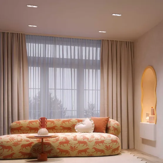 Фото #3 товара Светильник MS-FLOW-BUILT-S85x85-6W Day4000 (WH, 15 deg, 230V) (Arlight, IP20 Металл, 5 лет)