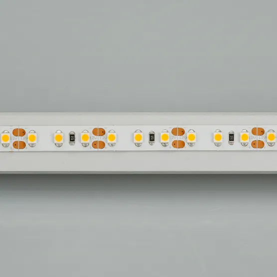 Фото #4 товара Светодиодная лента RT 2-5000 12V Warm2700 2x (3528, 600 LED, LUX) (Arlight, 9.6 Вт/м, IP20)