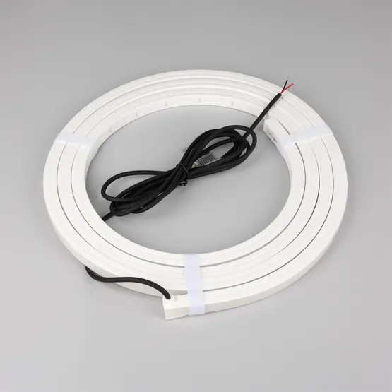 Фото #3 товара Светодиодная лента герметичная NOVA-TOP-PU-A120-16x15mm 24V White7200 (10 W/m, IP68, 3m, wire x1) (Arlight, Полиуретан)