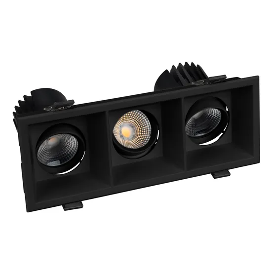Фото #4 товара Светильник MS-FLOW-BUILT-S230x85-3x6W Warm3000 (BK, 38 deg, 230V) (Arlight, IP20 Металл, 5 лет)