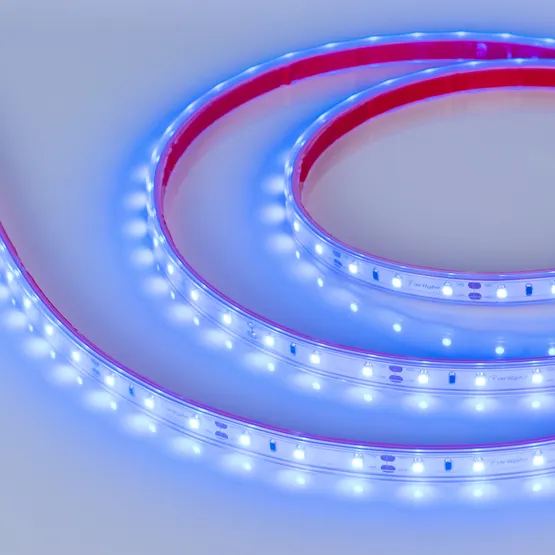 Фото #3 товара Светодиодная лента RTW 2-5000P 12V Blue (3528, 300 LED, LUX) (Arlight, 4.8 Вт/м, IP66)