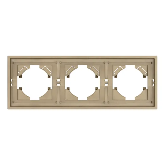 Фото #2 товара Рамка пластиковая FRM-TENDO-SFPL-3-GD (Arlight, -)