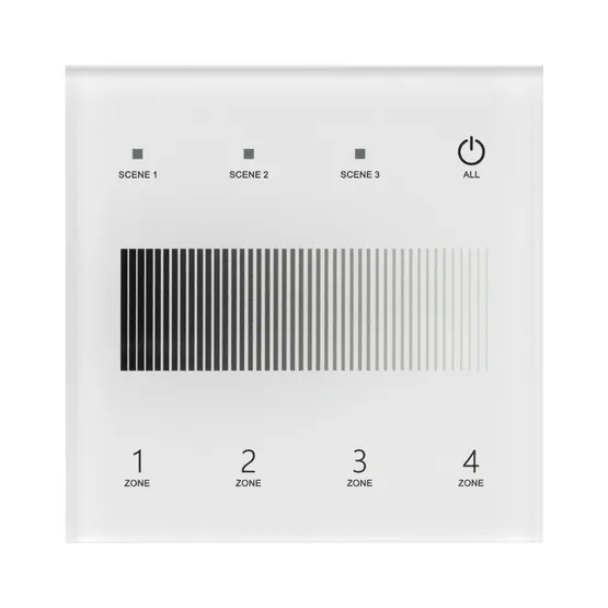 Фото #2 товара INTELLIGENT ARLIGHT Сенсорная панель SMART-DALI-301-11-4G-3SC-DT6 Белая (230V, встраиваемая, 2.4G) (IARL, IP20 Пластик, 5 лет)