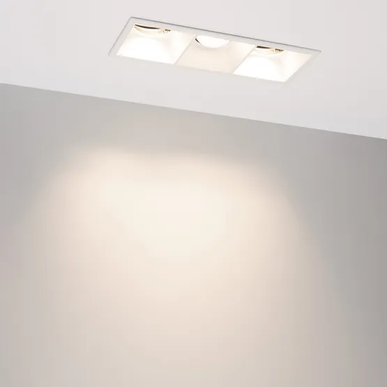 Фото #2 товара Светильник MS-FLOW-BUILT-S230x85-3x12W Day4000 (WH, 38 deg, 230V) (Arlight, IP20 Металл, 5 лет)