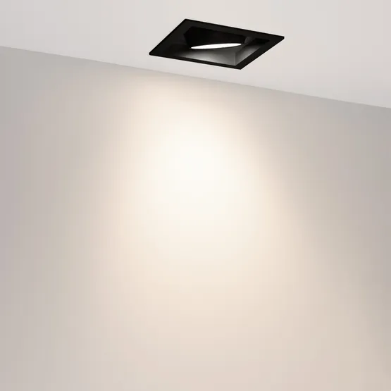 Фото #4 товара Светильник MS-VORTEX-BUILT-S140x140-30W Day4000 (BK-BK, 50 deg, 230V) (Arlight, IP20 Металл, 5 лет)