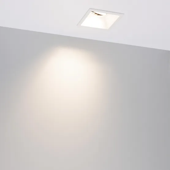 Фото #3 товара Светильник MS-FLOW-BUILT-S85x85-6W Day4000 (WH, 38 deg, 230V) (Arlight, IP20 Металл, 5 лет)