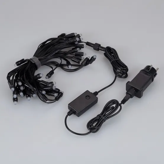 Фото #4 товара Светодиодная гирлянда Нить Смарт ARD-MOOD-CLASSIC-5000-BLACK-26LED RGBY-SPI (230V, 7.5W, Tuya Wi-Fi) (Ardecoled, IP65)