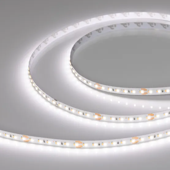 Фото #4 товара Светодиодная лента MICROLED-M240-8mm 24V White-CDW (9.6 W/m, IP20, 2216, 5m) (Arlight, Открытый)
