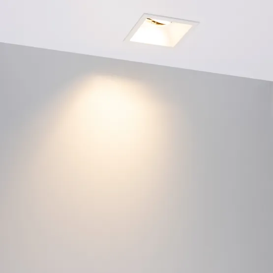 Фото #6 товара Светильник MS-FLOW-BUILT-S85x85-6W Warm3000 (WH, 38 deg, 230V) (Arlight, IP20 Металл, 5 лет)