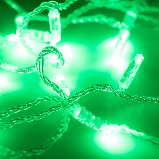 Фото #2 товара Светодиодная гирлянда ARD-STRING-CLASSIC-10000-CLEAR-100LED-STD GREEN (230V, 7W) (Ardecoled, IP65)