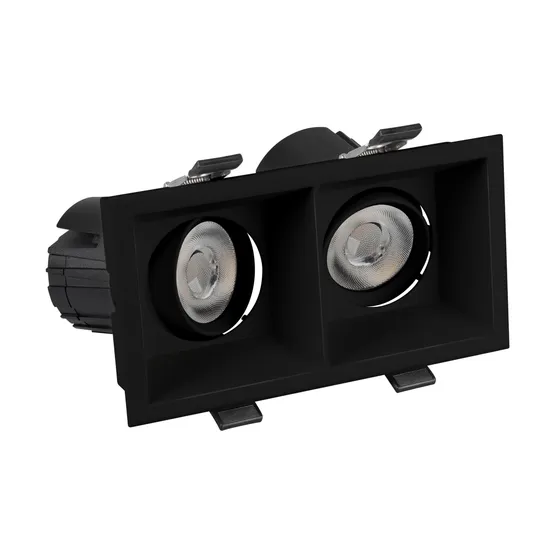 Фото #3 товара Светильник MS-FLOW-BUILT-S157x85-2x12W Day4000 (BK, 38 deg, 230V) (Arlight, IP20 Металл, 5 лет)