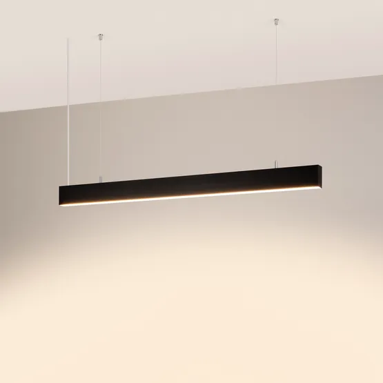 Фото #2 товара Светильник SP-LINE-HANG-3567-L960-32W Warm3000 (BK, 120 deg, 230V) IP33 (Arlight, Металл)