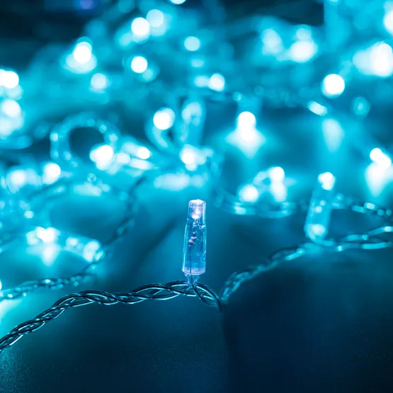 Фото #1 товара Светодиодная гирлянда ARD-STRING-CLASSIC-10000-CLEAR-100LED-FLASH Azure (230V, 7W) (Ardecoled, IP65)