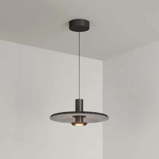 Фото #2 товара Светильник SP-KOTARO-R350-12W Warm2700 (BK-GR, 36 deg, 230V, TRIAC) (Arlight, IP20)