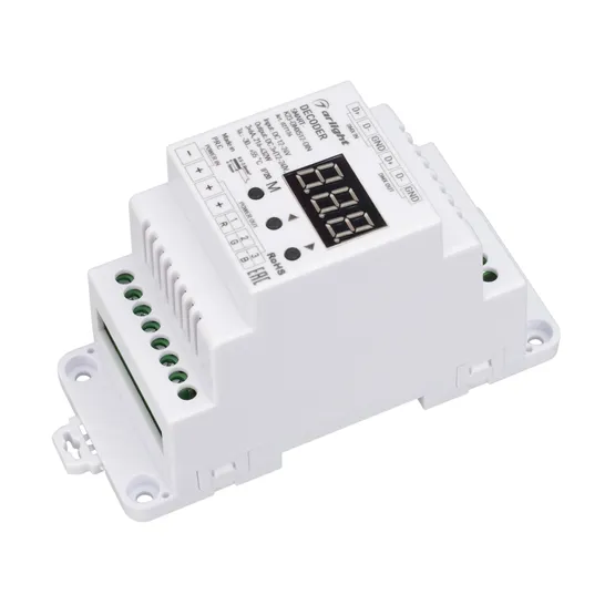 Фото #1 товара Декодер SMART-K23-DMX512-DIN (12-24V, 3x6A) (Arlight, IP20 Пластик, 5 лет)