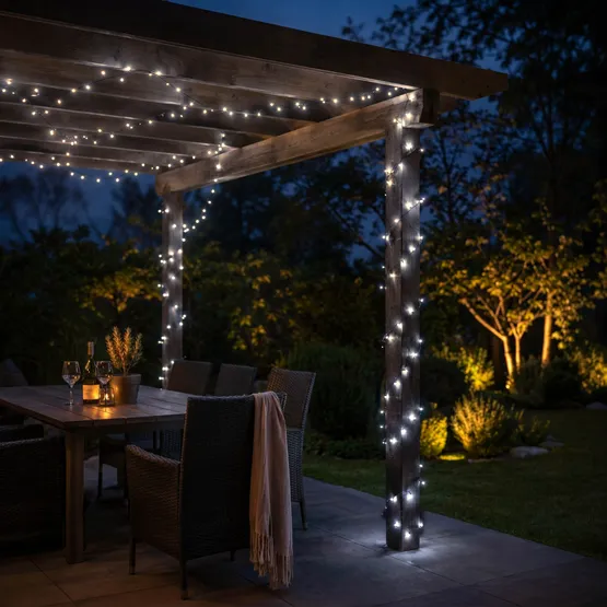 Фото #2 товара Светодиодная гирлянда Нить Смарт ARD-MOOD-CLASSIC-10000-CLEAR-100LED White (230V, 3W, Tuya Wi-Fi) (Ardecoled, IP65)