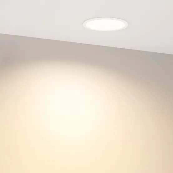 Фото #5 товара Светильник MS-BREEZE-BUILT-R82-9W Warm3000 (WH, 85 deg, 230V) (Arlight, IP20 Металл, 3 года)