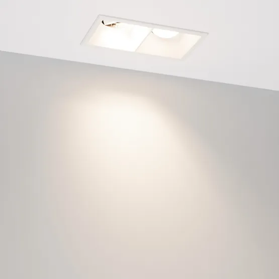 Фото #5 товара Светильник MS-FLOW-BUILT-S157x85-2x6W Day4000 (BK, 55 deg, 230V) (Arlight, IP20 Металл, 5 лет)