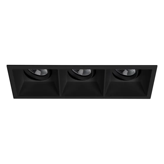 Фото #1 товара Светильник MS-FLOW-BUILT-S230x85-3x6W Warm3000 (BK, 38 deg, 230V) (Arlight, IP20 Металл, 5 лет)