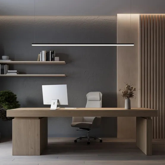 Фото #5 товара Профиль с экраном LINE-D-3734-2000 TETRA OLIVE GREY+OPAL (Arlight, Алюминий)