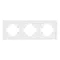 Минифото #2 товара Рамка пластиковая FRM-TENDO-SFPL-3-WH (Arlight, -)
