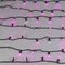 Минифото #2 товара Светодиодная гирлянда ARD-STRING-CLASSIC-10000-BLACK-100LED-FLASH PINK (230V, 7W) (Ardecoled, IP65, 1 год)
