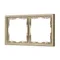 Минифото #1 товара Рамка пластиковая FRM-NOBE-SFPL-2-GD (Arlight, -)