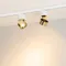Минифото #3 товара Светильник SP-PLURIO-TRACK-4TR-R77-9W Warm3000 (WH-BRS, 36 deg, 230V) (Arlight, IP20 Металл, 3 года)