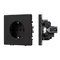 Минифото #1 товара Механизм электрической розетки SCT-NOBE-MEU1-SFPL-BK (230V, 16A) (Arlight, -)