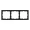 Минифото #3 товара Рамка пластиковая FRM-NOBE-SFPL-3-BK (Arlight, -)