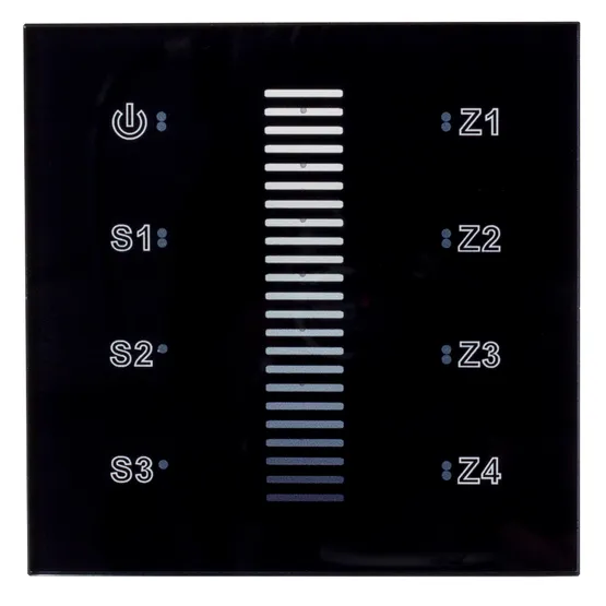 Фото #2 товара INTELLIGENT ARLIGHT Сенсорная панель DALI-901-11-ADDR-3SC-DIM-DT6-IN Black (BUS) (IARL, IP20 Пластик, 3 года)