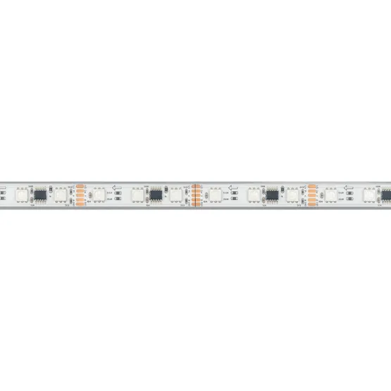 Фото #4 товара Светодиодная лента герметичная DMX-PS-B60-12mm 12V RGB-PX3 (14 W/m, IP67, 5060, 5m) (Arlight, -)